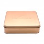 Bespoke Solid Color Rectangle  Mooncake Metal Tin Package Cookie Biscuits Tin Box