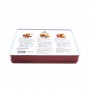 Rectangle Gift Tin Package Cookies Chocolate Food Tin Can