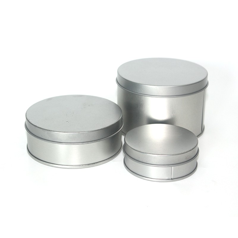 JKLcom Aluminum Metal Tins 3oz/90ml,from 5ml to 250ml options, Black Tins  Round Tin Cans