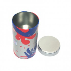 Bespoke Round Cookie Biscuit Tin Box Food Metal Tin Package Can