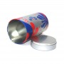 Bespoke Round Cookie Biscuit Tin Box Food Metal Tin Package Can