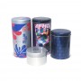 Round Cookie Biscuit Tin Box Chocolate Food Metal Tin Package Can