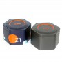 Hexagonal Chocolate Tin Can Kids Watch Gift Tin Metal Package Box