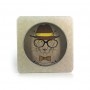 Custom Printed Square Biscuit Tin See Through Gift Tin Box