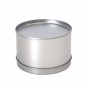 Petites boîtes en fer blanc en argent en gros