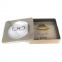 Custom Printed Square Biscuit Tin See Through Gift Tin Box