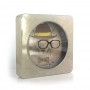 Custom Printed Square Biscuit Tin See Through Gift Tin Box