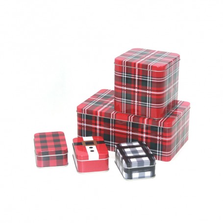 Bespoke Rectangle Food Chocolate Metal Gift Tin Box Sets