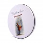 Custom Round Chocolate Candy Tin Box With Inner Insert