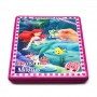 Caja de lata para tarjetas Mermaid Ariel con tapa abatible