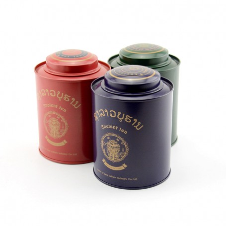 copy of Custom Printed Round Shape Tin Can Messy Chocolate Metal Package Nuts Food Tin Box