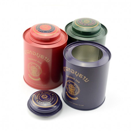 Tea metal tin can Tea tin boxes Food grade coffee or packaging tea bag tins