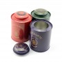 copy of Custom Printed Round Shape Tin Can Messy Chocolate Metal Package Nuts Food Tin Box