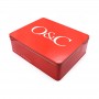 Wholesale Tin Box Custom Printed Christmas Holiday Large Chocolate Gift Package Box Metal