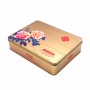 Beautiful Biscuit 4 Piece Rectangle Mooncake Tin Box Packaging