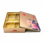 Beautiful rectangular cookie tin box supplier