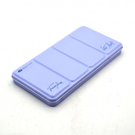 Portable 48 Pans Storage Artist Paint Case Tin Solid Watercolor