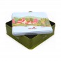 Square Chocolate Sweets Tin Package Gift Cookie Biscuit Tin Can Box