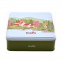 Custom Printed  Sweets Tin Package Gift Cookie Biscuit Tin Can Box
