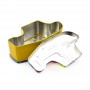Wholesale Christmas decorative holiday tins boat shape empty chocolate tin gift box Supplier