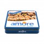 Wholesale personalized printing tin food containers empty 300g square tin cookie box Supplier