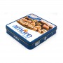 Wholesale personalized printing tin food containers empty 300g square tin cookie box Supplier