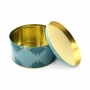 copy of Custom Printed Round Shape Tin Can Messy Chocolate Metal Package Nuts Food Tin Box