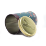 Custom Metal Box Package Small Metal Box Tea Storage Round Tin Container Tin Gift Box Supplier