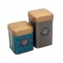 Home Storage Coffee Gift Packaging Box Metal Cans Small Square Tin Box Custom Tea Box Metal Manufacturer