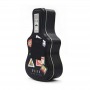 Guitar shape tin box