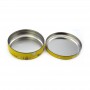 Bespoke Small Round Gummy Mint Tin Package Can Cosmetic Paste Tin Box