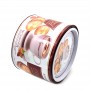 Customized round biscuit tin with pry lid