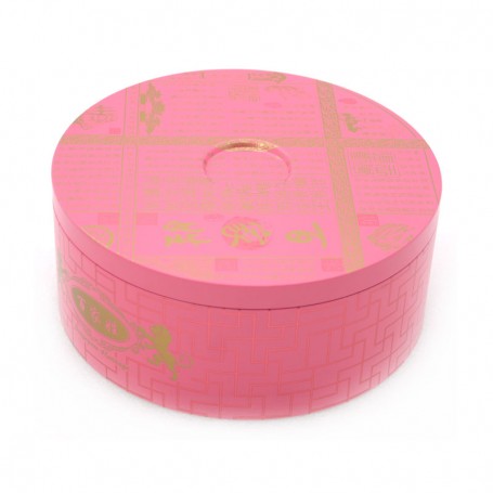 copy of Custom Printed Round Shape Tin Can Messy Chocolate Metal Package Nuts Food Tin Box