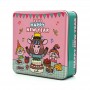 Custom printed cute 2021 new year gift candy biscuit tin box