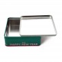 Custom printed cute 2021 new year gift candy biscuit tin box