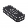 small black metal box tin container