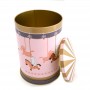 copy of Custom Printed Round Shape Tin Can Messy Chocolate Metal Package Nuts Food Tin Box