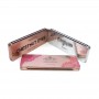Custom Printed Makeup Eye Shadow Magnet Tin Palette With Mirror
