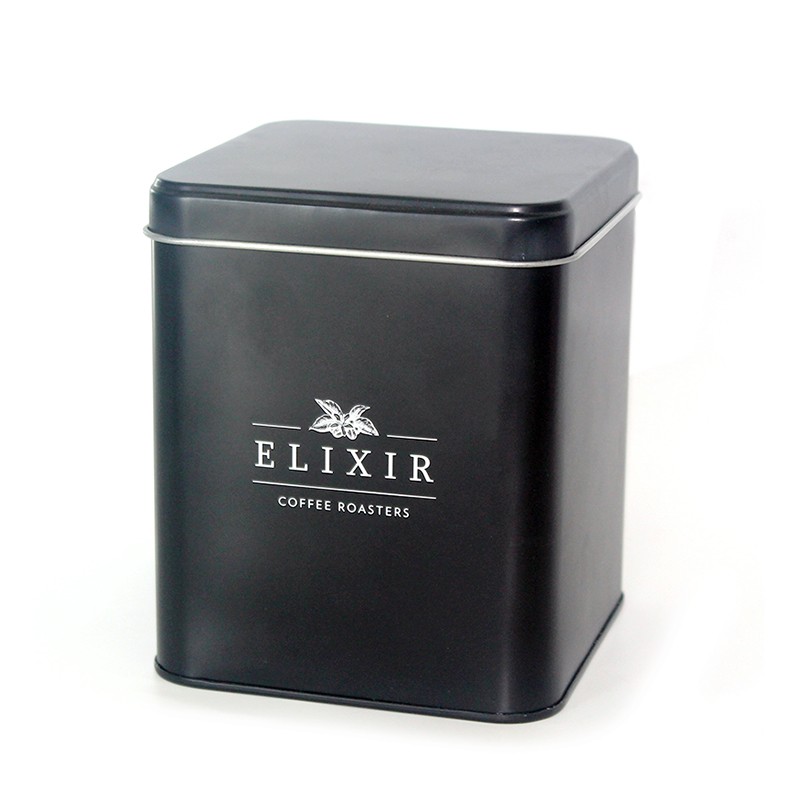 Custom 50g200g Storage Metal Gift Coffee Tin Can Packaging Square Tins Box