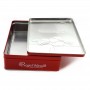 Caja de lata de galletas de regalo de Navidad