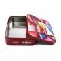 Custom Printed Rectangle Cookie Chocolate And Candy Tin Packaging Can