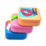 Custom Printed Small Square Cosmetics Gift Tin Package Can