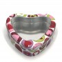 Wholesale Wedding Heart Shaped Chocolate Cake Candy Packaging Metal Gift Tin Box With PVC Window