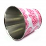 Custom Decorative Metal Buckets 2 Gallon Tapered Tins Popcorn Tin Pails Manufacturer