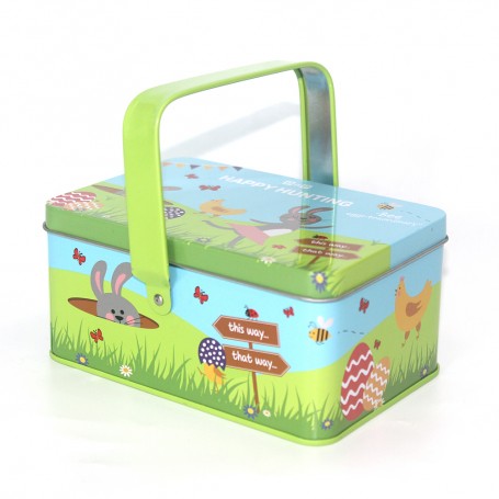 easter tin box