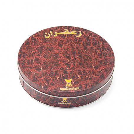 Big Size 25g 50g Saffron Tin Can Custom Design Saffron Storage Container Metal Saffron Box Tin