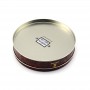 copy of Custom Printed Round Shape Tin Can Messy Chocolate Metal Package Nuts Food Tin Box