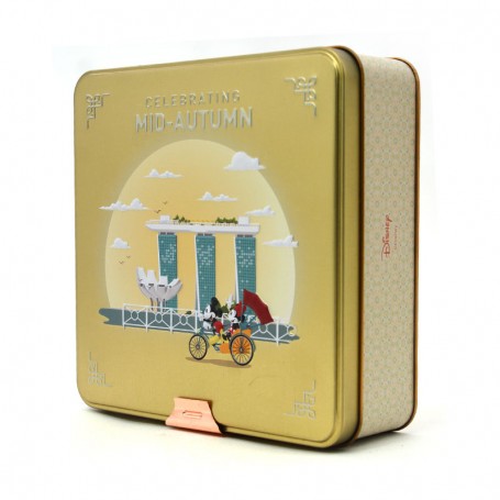 copy of Custom Printed Round Shape Tin Can Messy Chocolate Metal Package Nuts Food Tin Box