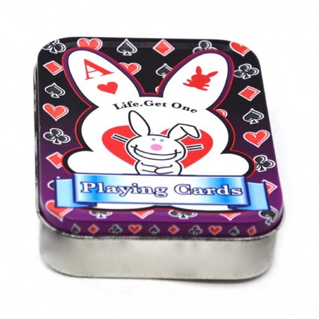 Wholesale small rectangular game card metal storage box