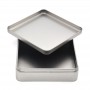 Factory Wholesales Square Chocolate Pastry Tin Can Gift Metal Tin Box